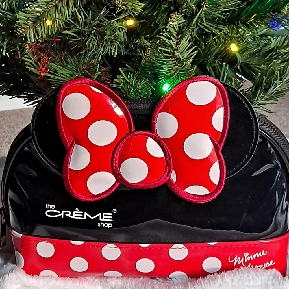 🎄 The Crème Shop Minnie Mouse Makeup Bag - Picture 1 of 4